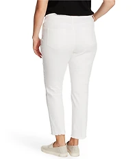 Vince Camuto Plus Size Frayed Hem Skinny Ankle Jeans