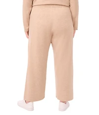 Vince Camuto Plus Size Coordinating Knit Wide Leg Drawstring Pants