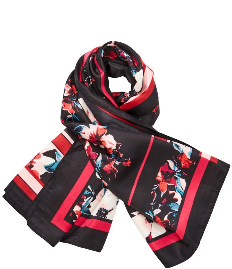 Vince Camuto Posy Border Square Scarf