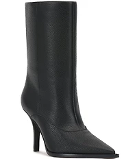 Vince Camuto Presca Leather Mid Calf Boots