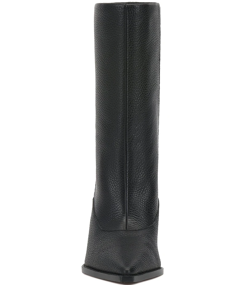 Vince Camuto Presca Leather Mid Calf Boots