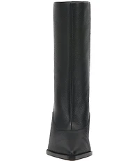 Vince Camuto Presca Leather Mid Calf Boots