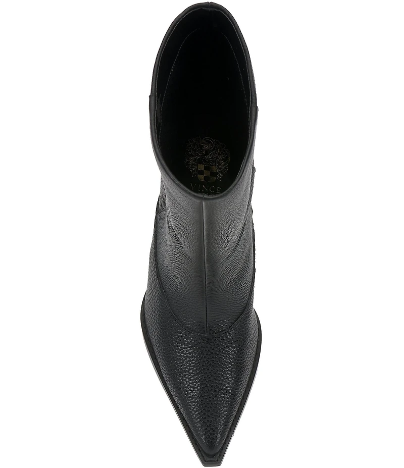 Vince Camuto Presca Leather Mid Calf Boots