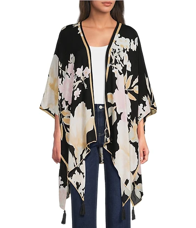 Vince Camuto Pretty Blooms Crinkle Tasssel Topper