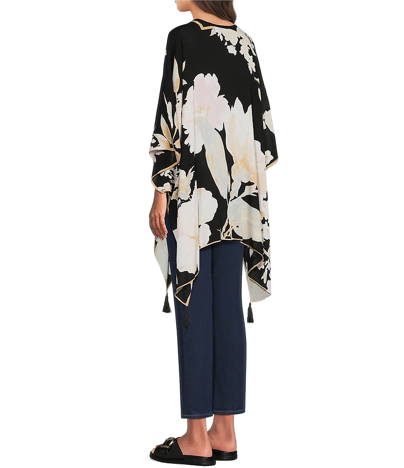 Vince Camuto Pretty Blooms Crinkle Tasssel Topper