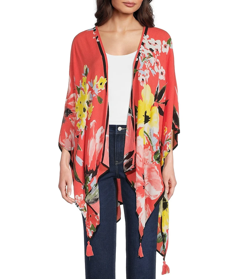 Vince Camuto Pretty Blooms Crinkle Tasssel Topper