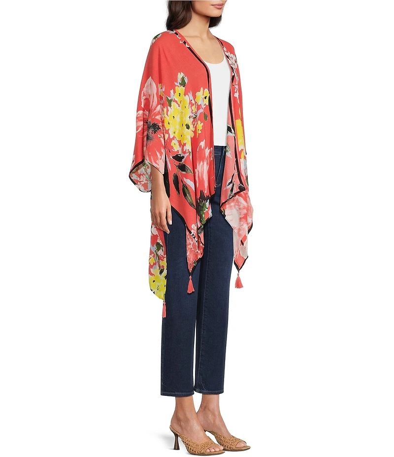 Vince Camuto Pretty Blooms Crinkle Tasssel Topper