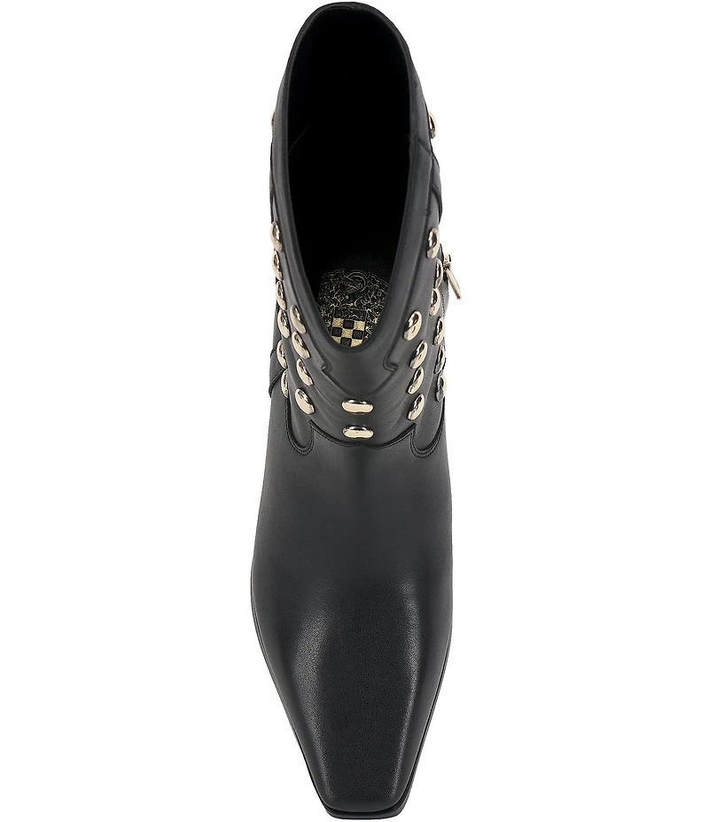 Vince Camuto Prilie Leather Dome Studded Booties