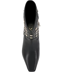 Vince Camuto Prilie Leather Dome Studded Booties