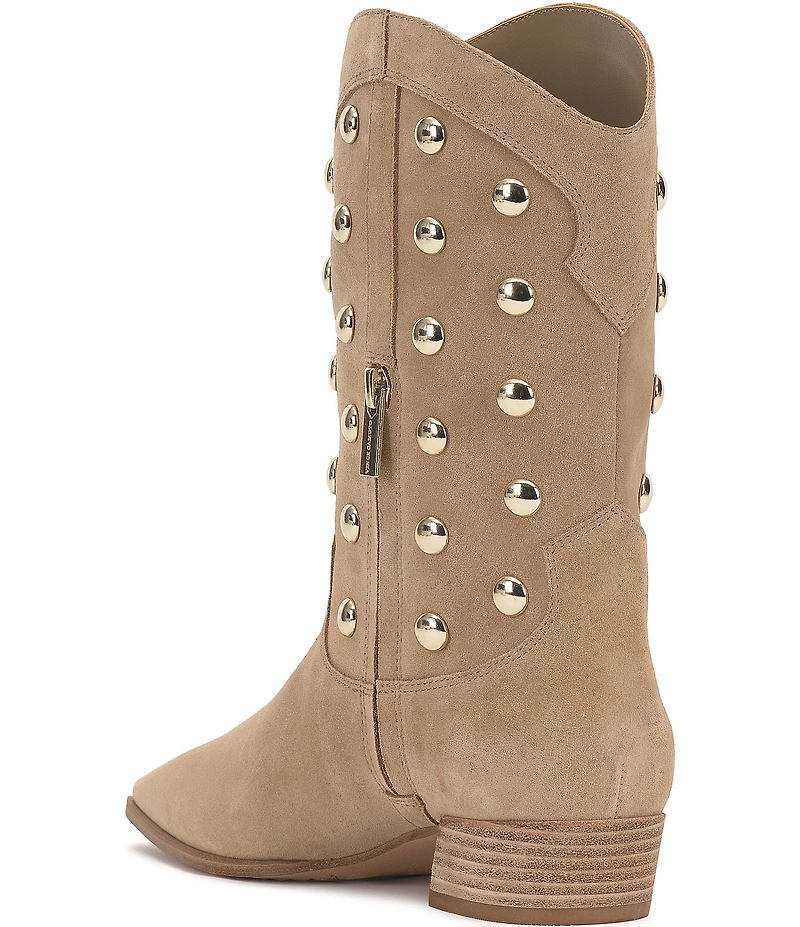 Vince Camuto Prilie Suede Dome Studded Booties