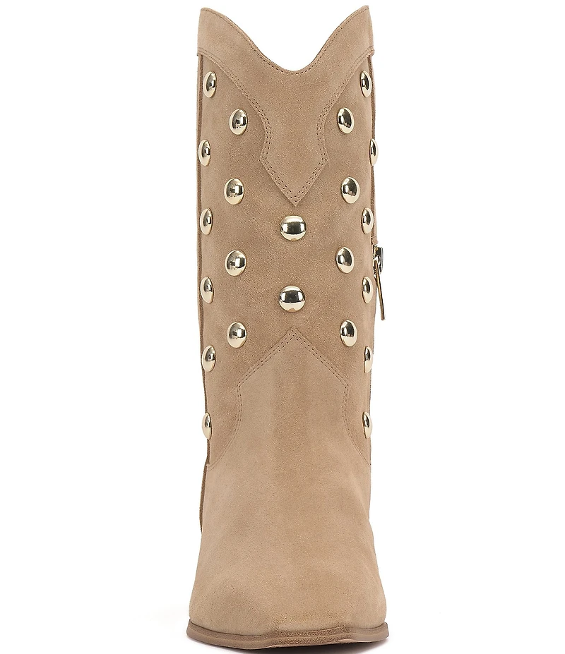 Vince Camuto Prilie Suede Dome Studded Booties