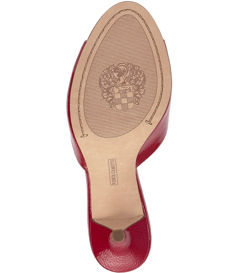 Vince Camuto Prynn Patent Dress Slide Sandals
