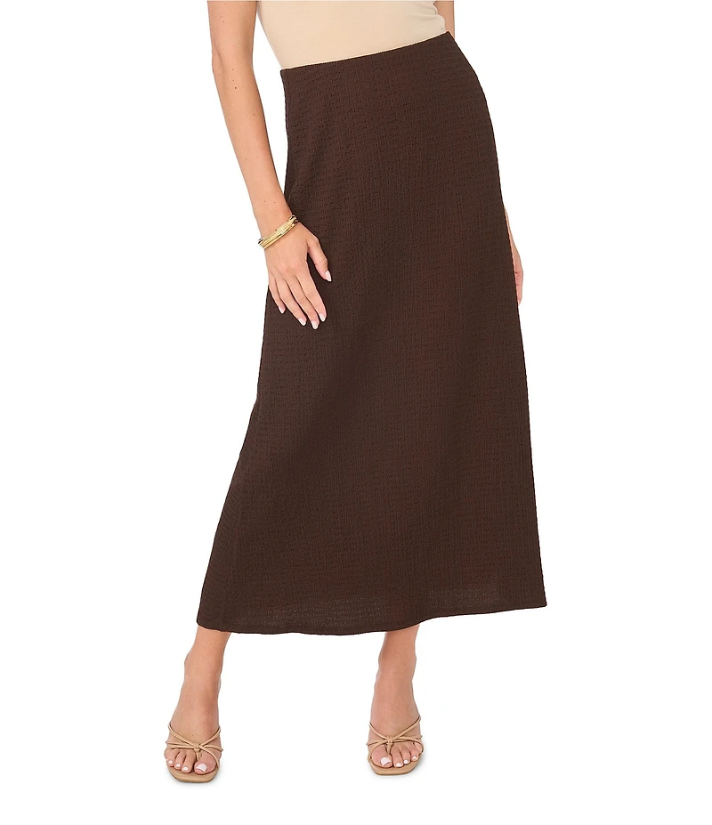 Vince Camuto Pucker Knit Midi Skirt