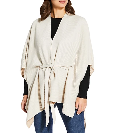 Vince Camuto Reversible Pleated Belt Wrap Topper