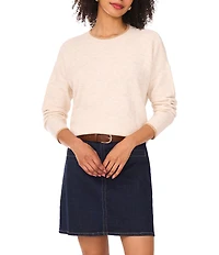 Vince Camuto Round Neck Long Sleeve Sweater