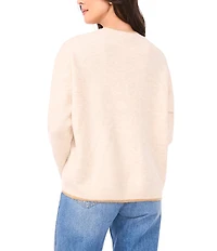 Vince Camuto Round Neck Long Sleeve Sweater