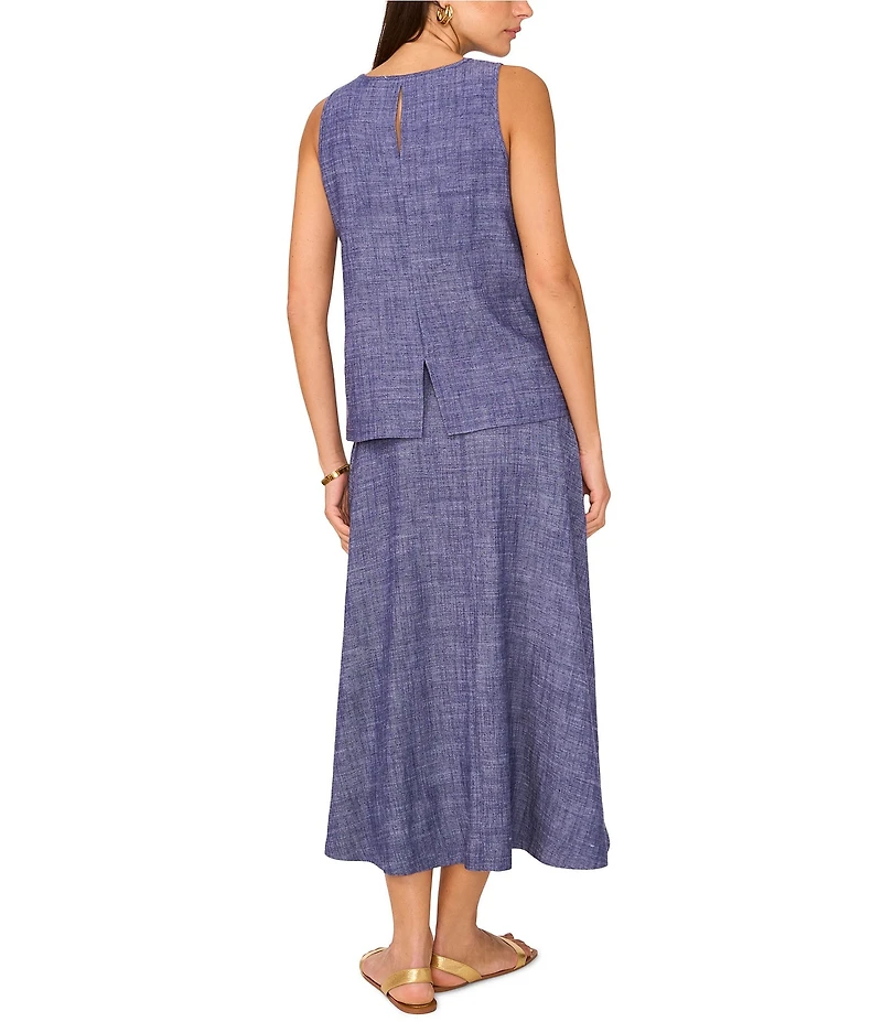 Vince Camuto Round Neck Sleeveless Tank
