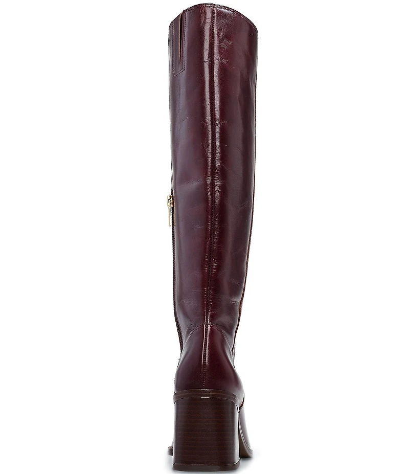 Vince Camuto Sangeti Smooth Leather Square Toe Tall Boots