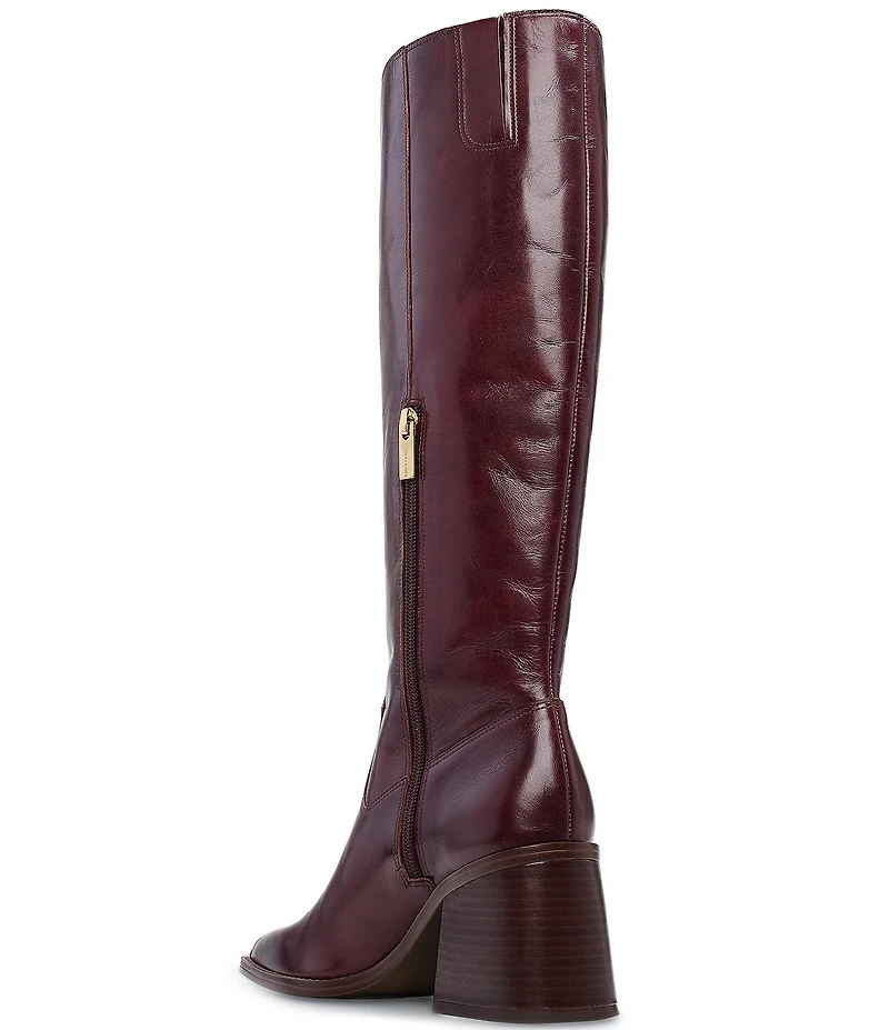 Vince Camuto Sangeti Smooth Leather Square Toe Tall Boots