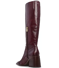 Vince Camuto Sangeti Smooth Leather Square Toe Tall Boots