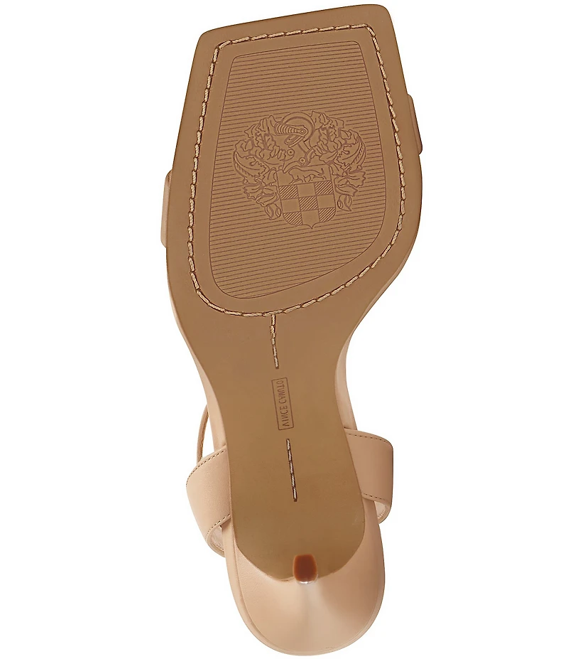 Vince Camuto Saprenda Leather Ankle Strap High Heel Sandals