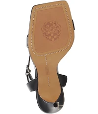 Vince Camuto Saprenda Leather Ankle Strap High Heel Sandals