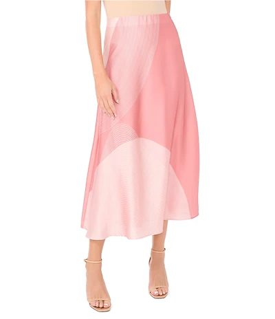 Vince Camuto Satin Pencil Midi Coordinating Skirt