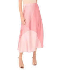 Vince Camuto Satin Pencil Midi Coordinating Skirt