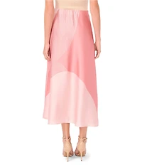 Vince Camuto Satin Pencil Midi Coordinating Skirt