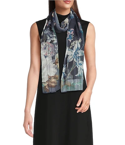 Vince Camuto Scatter Floral Oblong Scarf