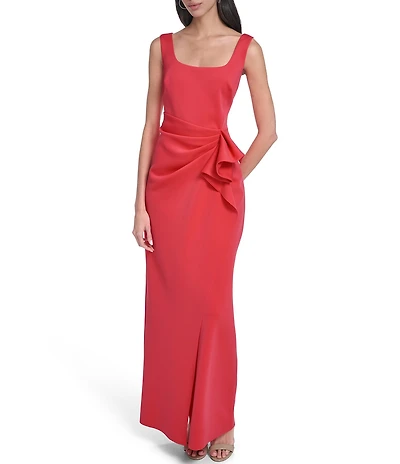 Vince Camuto Scoop Neck Sleeveless Gown
