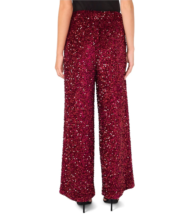 Vince Camuto Sequin Wide Leg Coordinating Pants