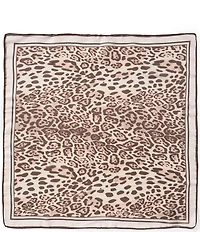 Vince Camuto Soft Border Leopard Square Scarf