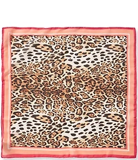 Vince Camuto Soft Border Leopard Square Scarf