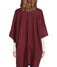 Vince Camuto Solid Basket Weave Feather Topper