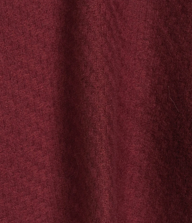 Vince Camuto Solid Basket Weave Feather Topper