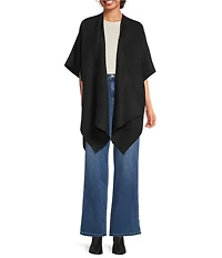 Vince Camuto Solid Basket Weave Feather Topper