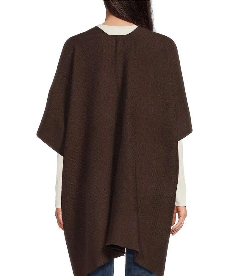 Vince Camuto Solid Basket Weave Feather Topper