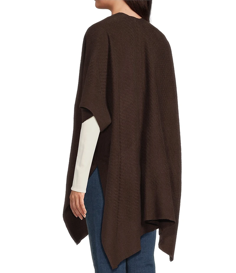 Vince Camuto Solid Basket Weave Feather Topper