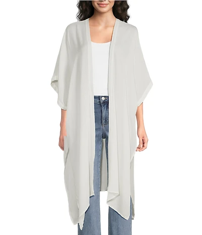 Vince Camuto Solid Crinkle Topper