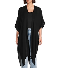 Vince Camuto Solid Crinkle Topper