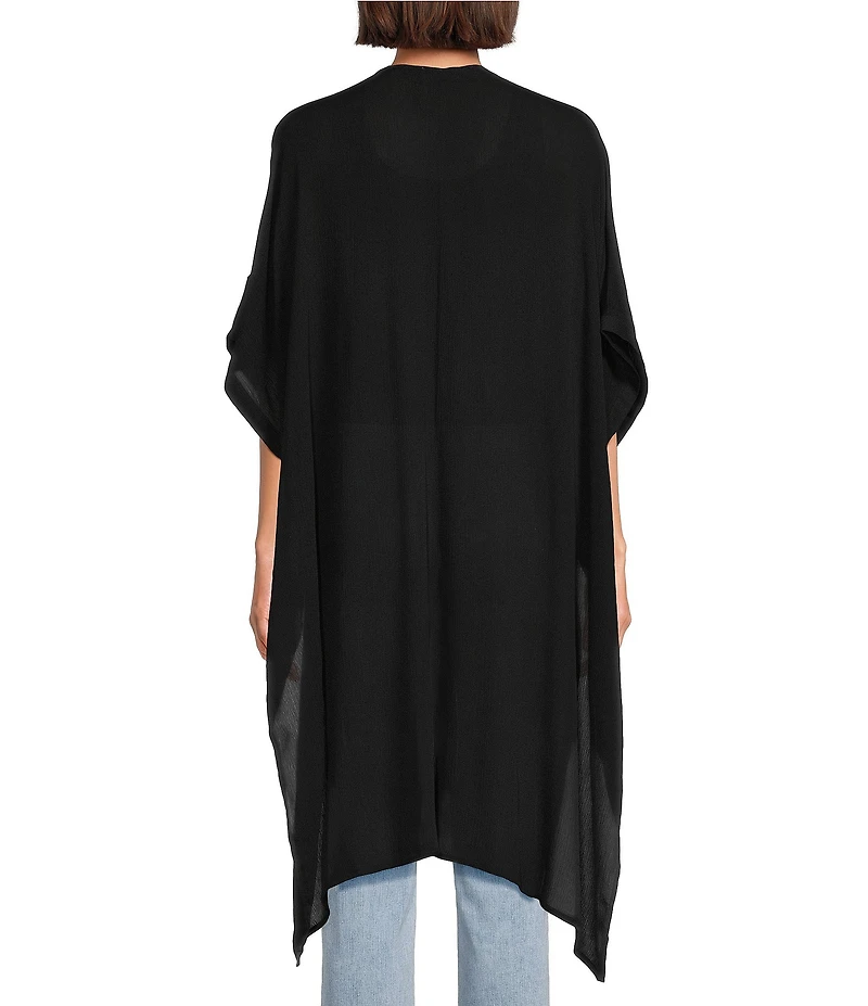 Vince Camuto Solid Crinkle Topper