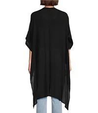 Vince Camuto Solid Crinkle Topper