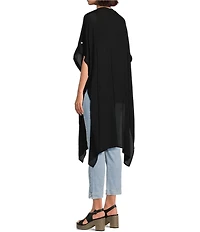 Vince Camuto Solid Crinkle Topper