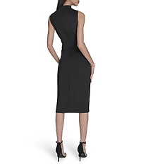 Vince Camuto Square Neck Sleeveless Bodycon Dress