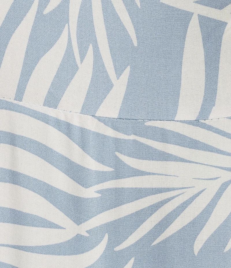 Vince Camuto Square Neck Sleeveless Shift Tropical Maxi Dress