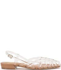 Vince Camuto Stiorra Clear Strappy Flat Sandals