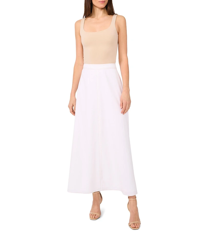 Vince Camuto Stretch Crepe A-Line Maxi Skirt