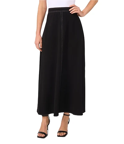 Vince Camuto Stretch Crepe A-Line Maxi Skirt