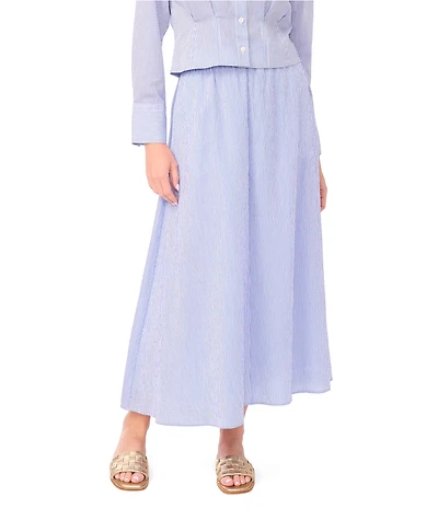 Vince Camuto Striped Maxi Flowy A-Line Coordinating Skirt